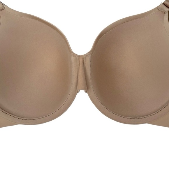 SOMA Bra Vanishing back Full cover Underwire Hook n eye closure Tan 34DDDD/34G - Picture 6 of 11